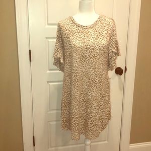Animal print dress